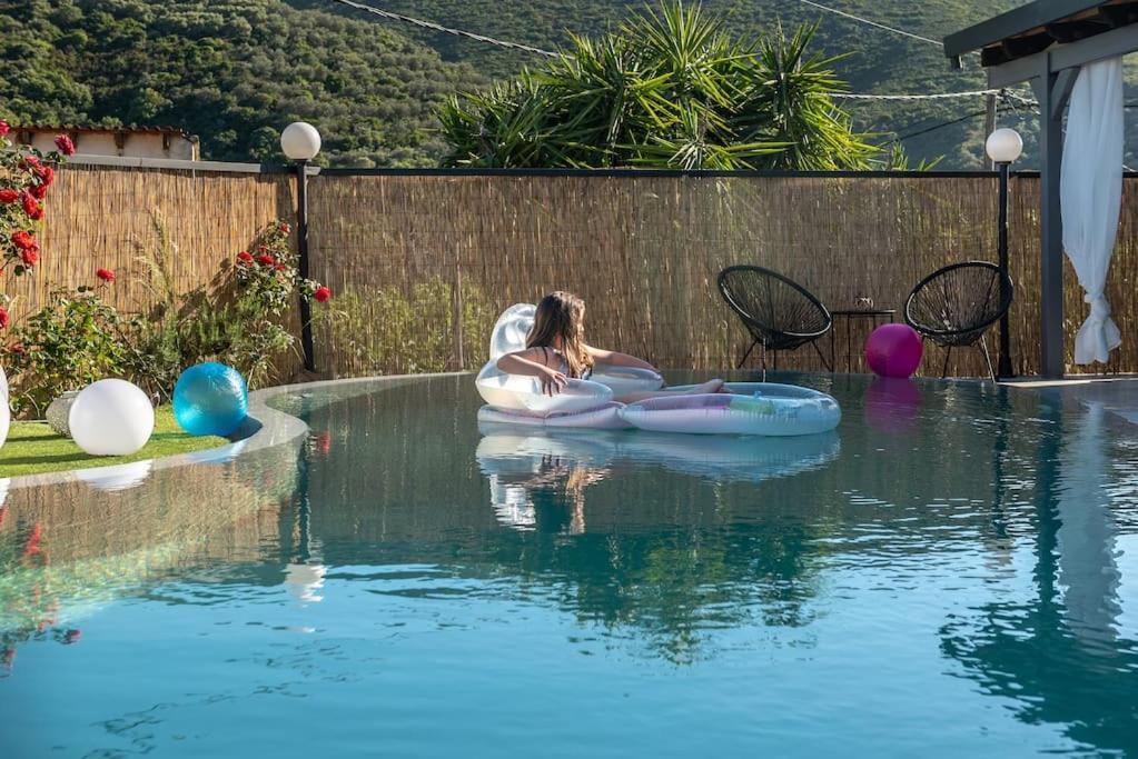 Villa Casa Del Miele, Private Pool, Bbq, Mountain View. à Alikianos Extérieur photo